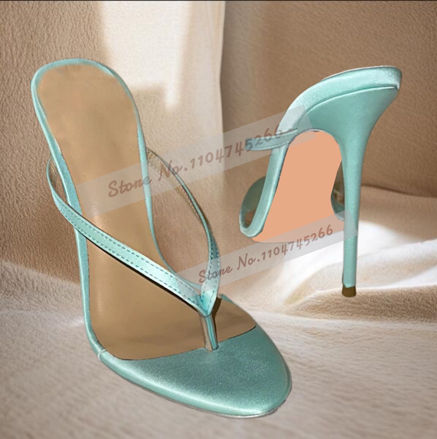 Light Green Satin Clip Toe Hig - огляд і ціна Slip Dress Satin
