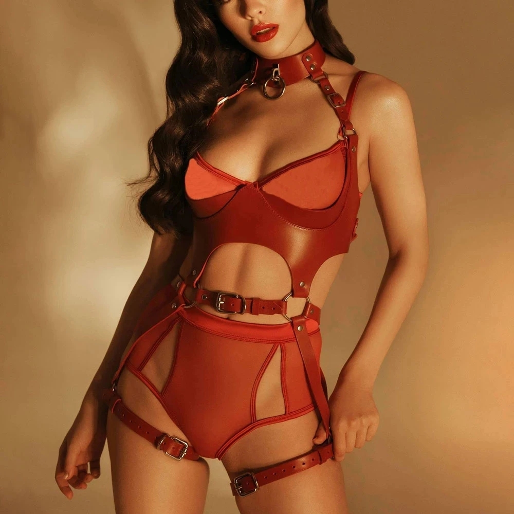 Women Fashion Harness Waist Be - огляд і ціна Garter Belt Set