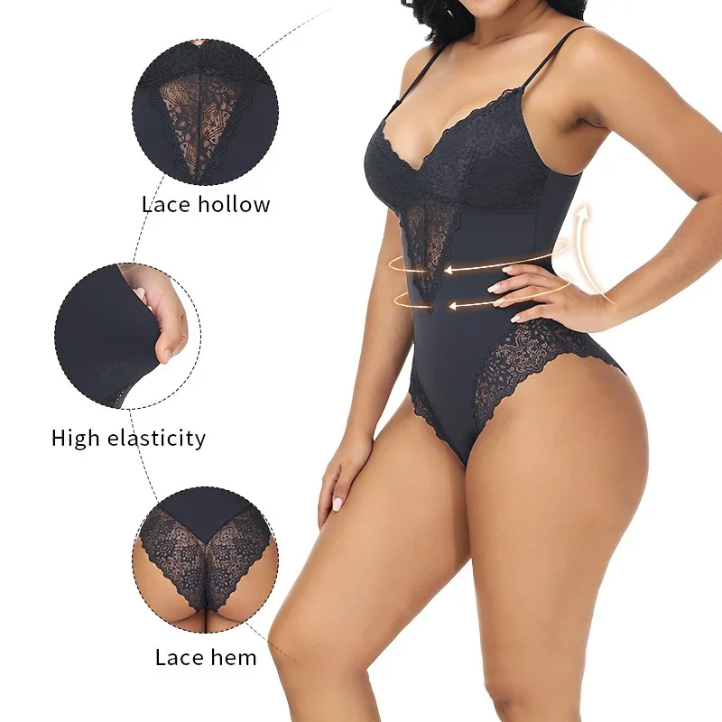 GUUDIA Lace Bodysuit V Neck La - огляд і ціна Shapewear Bodysuit Firm