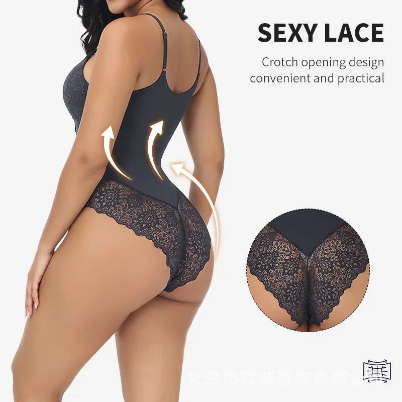 GUUDIA Lace Bodysuit V Neck La - огляд і ціна Shapewear Bodysuit Firm