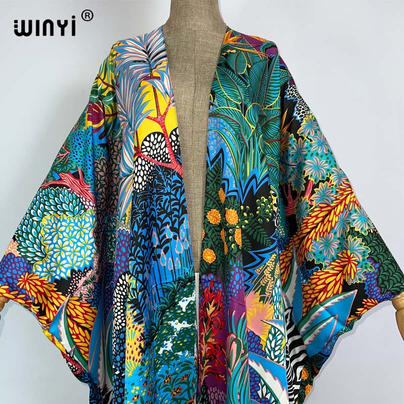 WINYI Africa Middle East kimon - огляд і ціна Robe Silk Women
