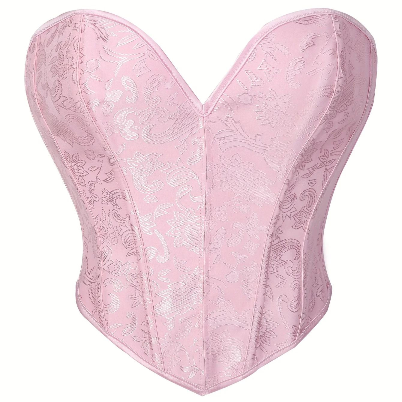 Pink Corset Gothic Victorian W - огляд і ціна Strapless Bra Backless