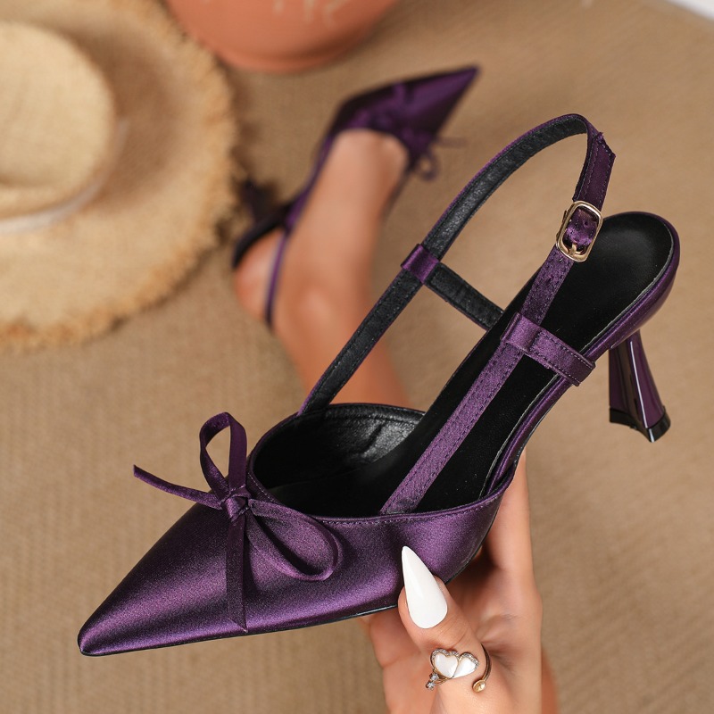Women's Elegant Purple Satin P - огляд і ціна Slip Dress Satin