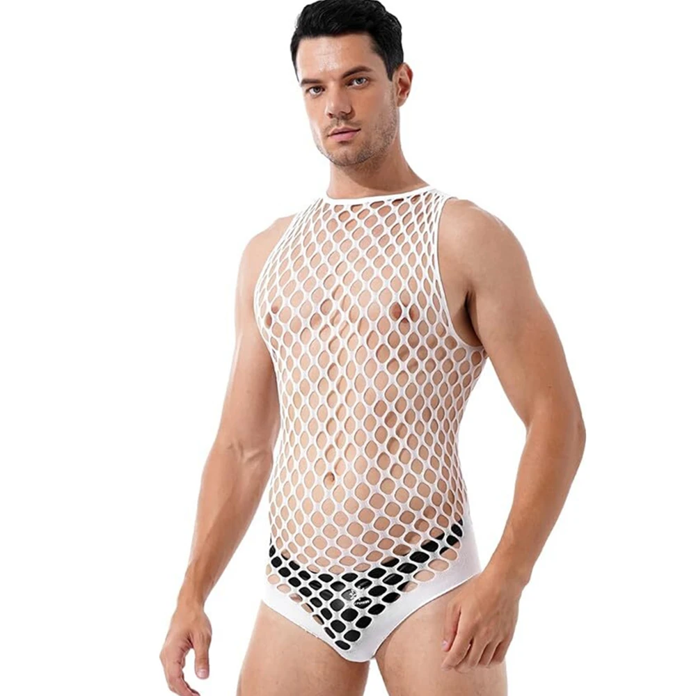 Gay Bodystocking Man Fetish Bo - огляд і ціна Bodystocking Fishnet