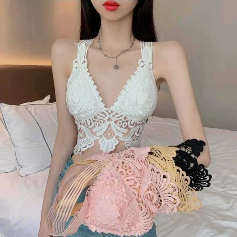 Womens Sexy Tops Lace Crop Top - огляд і ціна Cami Top Lace