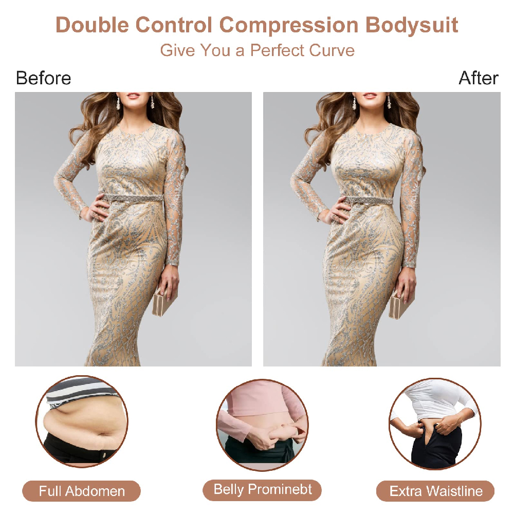 Women Deep V Backless Shapewea - огляд і ціна Shapewear Bodysuit Firm
