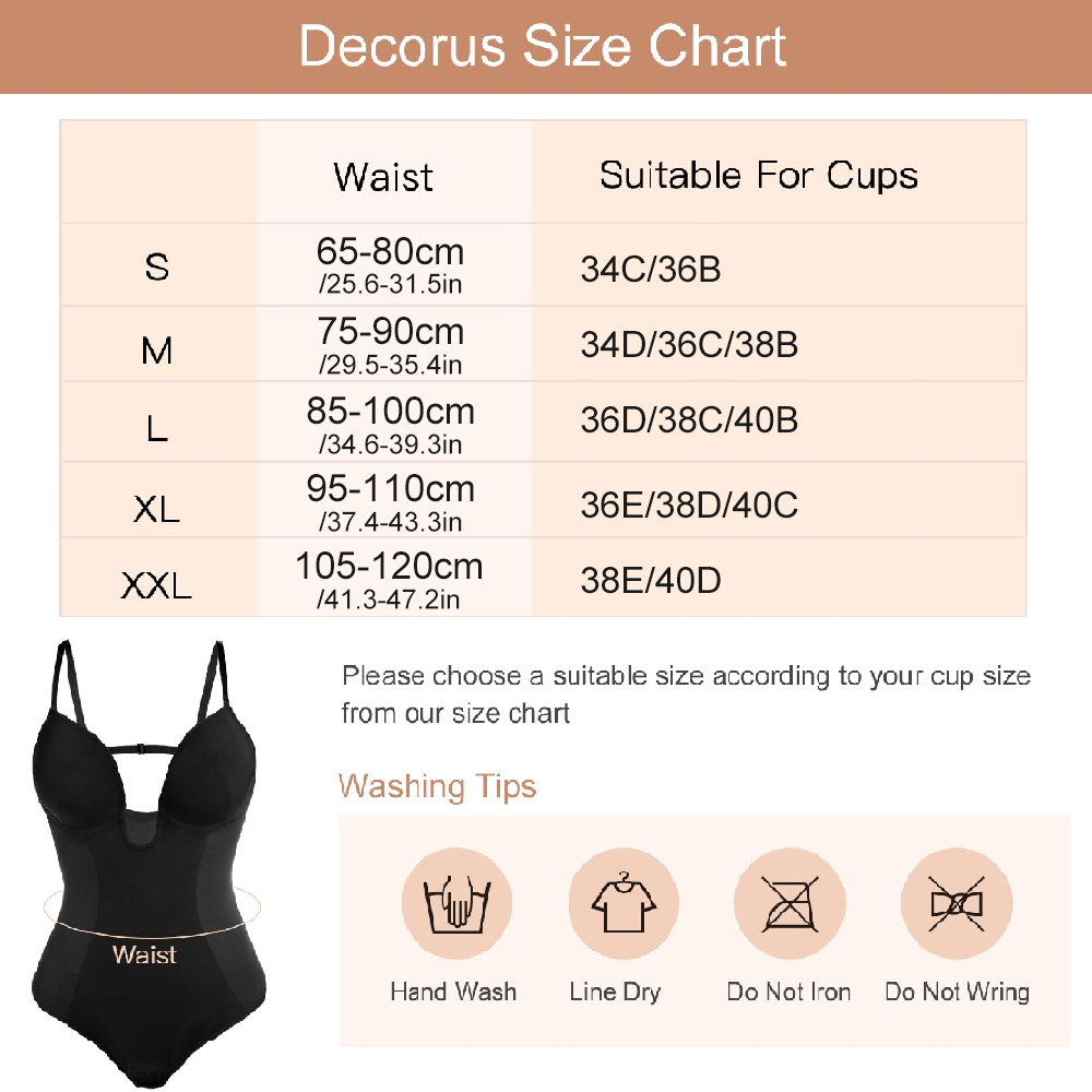 Women Deep V Backless Shapewea - огляд і ціна Shapewear Bodysuit Firm