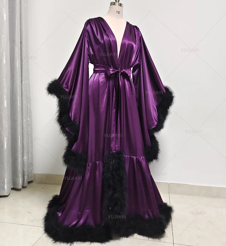 Customized Bathrobe for Women  - огляд і ціна Robe Silk Women