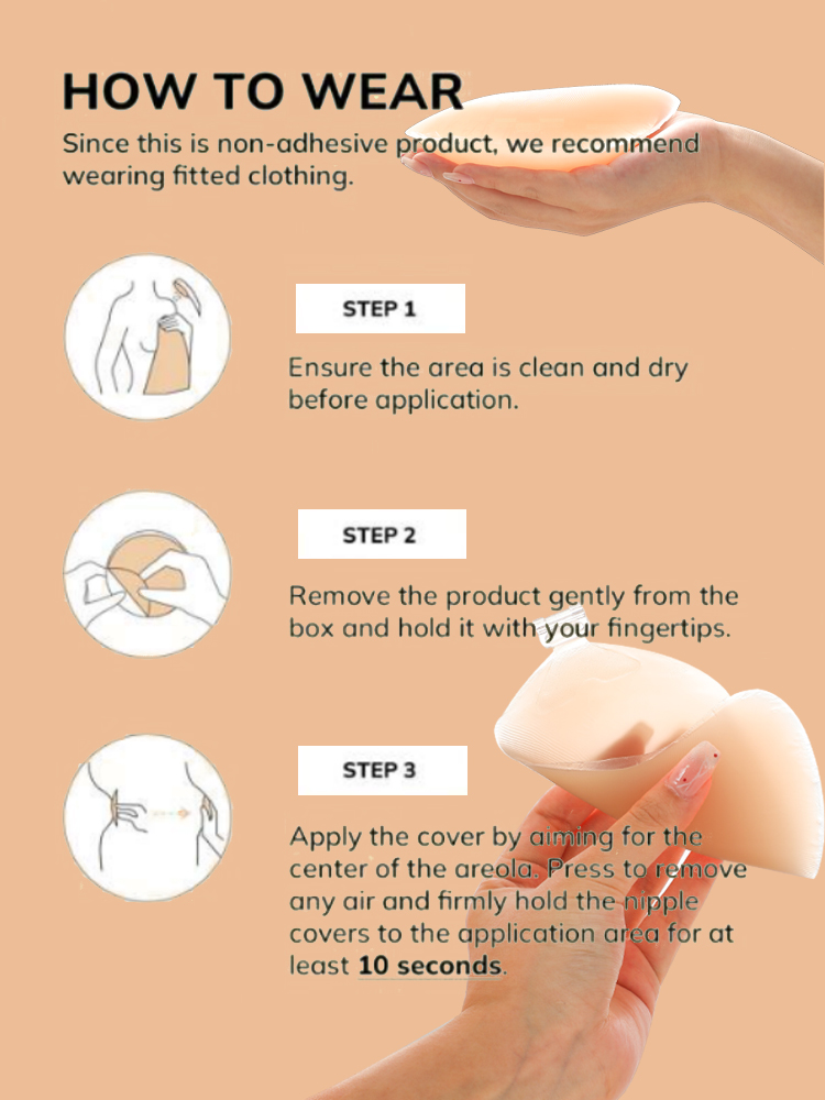 Women's Reusable Invisible Sil - огляд і ціна Nipple Cover Pasties