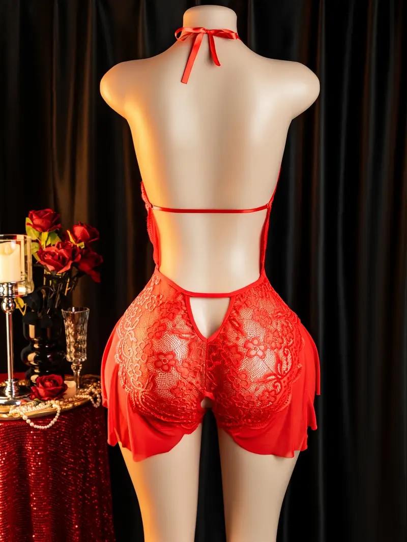Hot Erotic Crotchless Lingerie - огляд і ціна Lace Teddy Lingerie