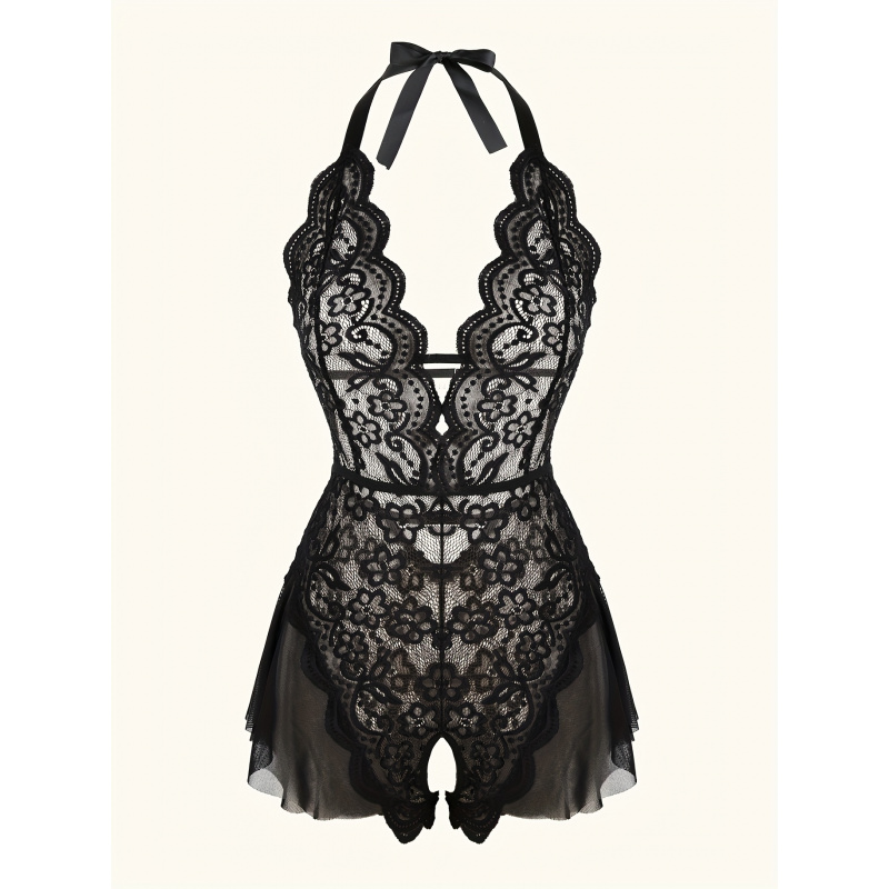 Charming Lace Mesh Teddy, Scal - огляд і ціна Lace Teddy Lingerie