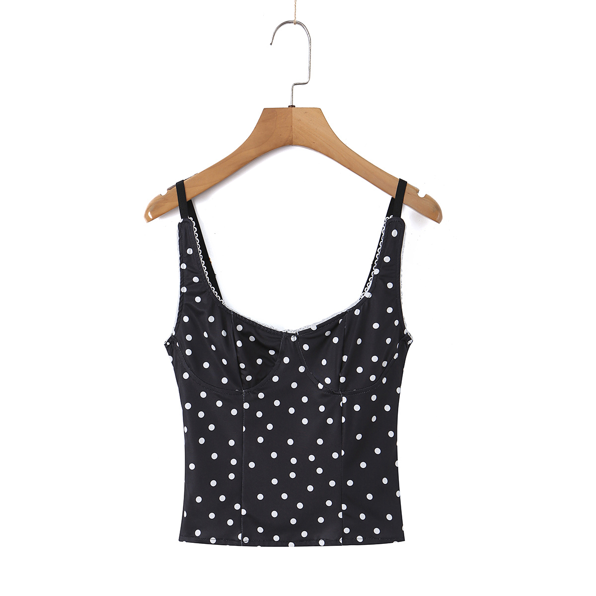 Black Polka Dot Corset Cami To - огляд і ціна Cami Top Lace