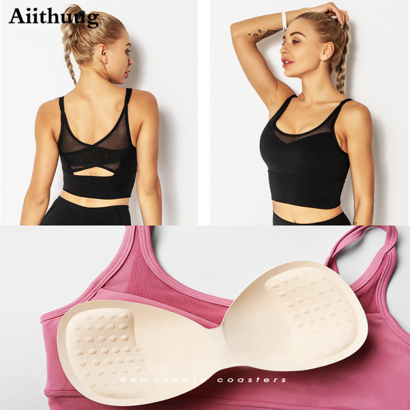 Aiithuug Yoga Bras Fitness Shi - огляд і ціна Sports Bra High Impact