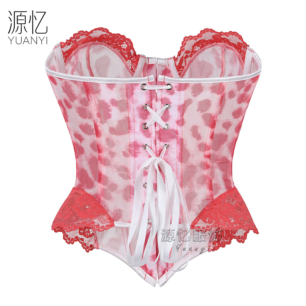 Front-closure Pink Leopard Pri - огляд і ціна Corset Waist Cinch
