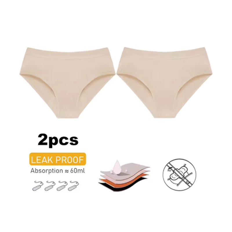 2Pc Heavy Flow Pure Cotton Men - огляд і ціна Period Panty Absorbent