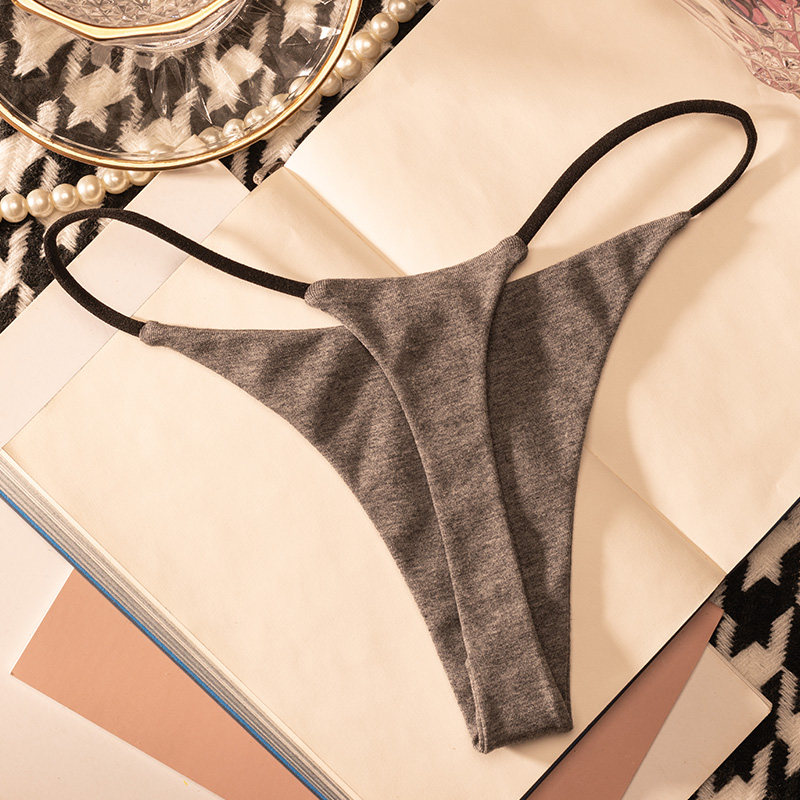 Low Waist Cotton Thong Women P - огляд і ціна Seamless Underwear Women