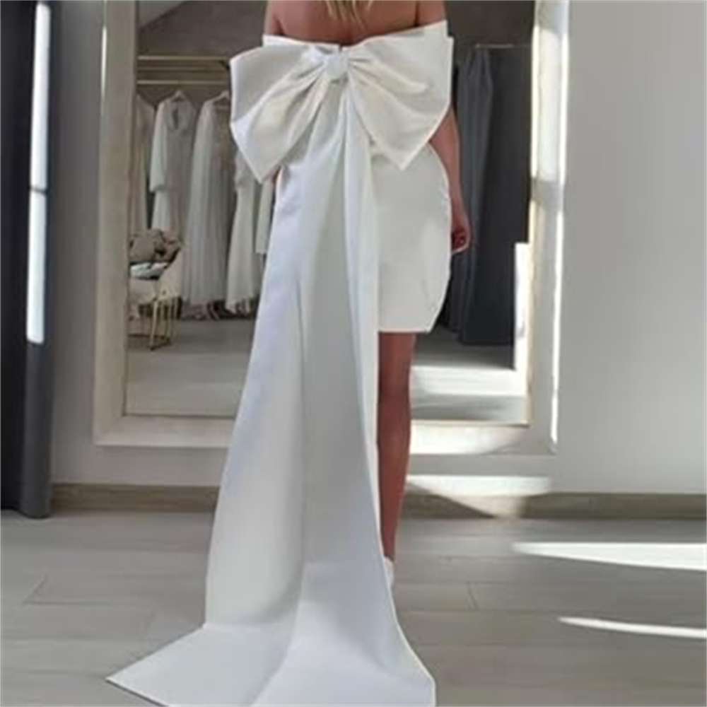 Love Elegant Big Bow for Brida - огляд і ціна Robe Silk Women