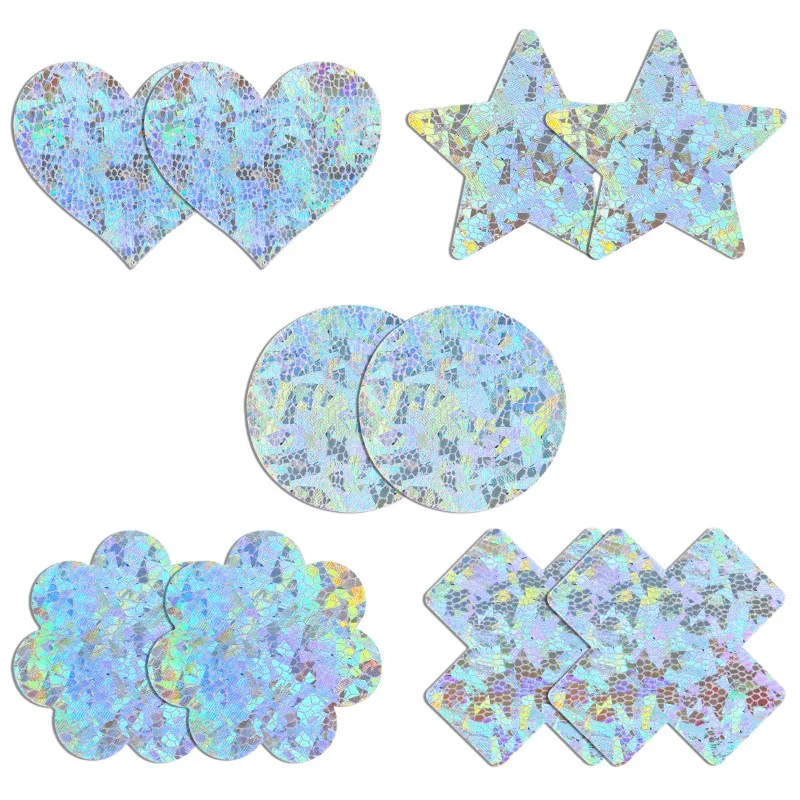 5 Pairs Glitters Pasties Nippl - огляд і ціна Nipple Cover Pasties