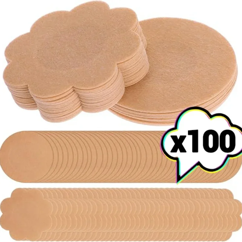 10/100pcs Women Nipple Cover S - огляд і ціна Silicone Bra Adhesive