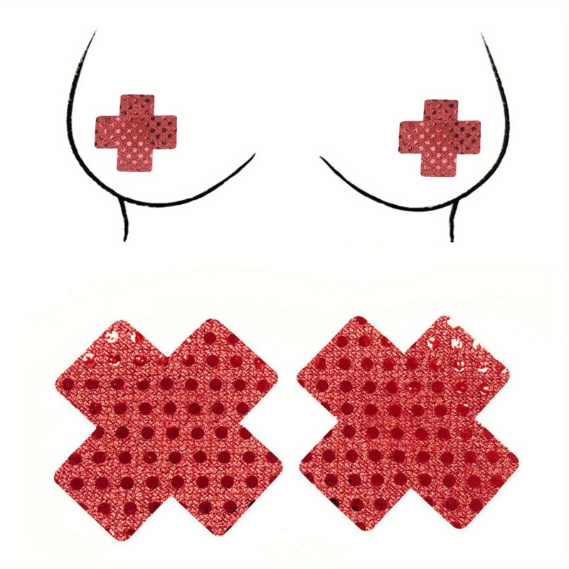 Red Cross Design Nipple Covers - огляд і ціна Nipple Cover Pasties